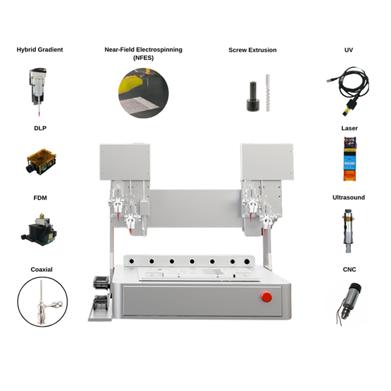 Biological 3D Printer,Binder Jetting BJ 3D Printer,DIW 3D Printer, Makerpi 3D printer, DIW 3D printing machine